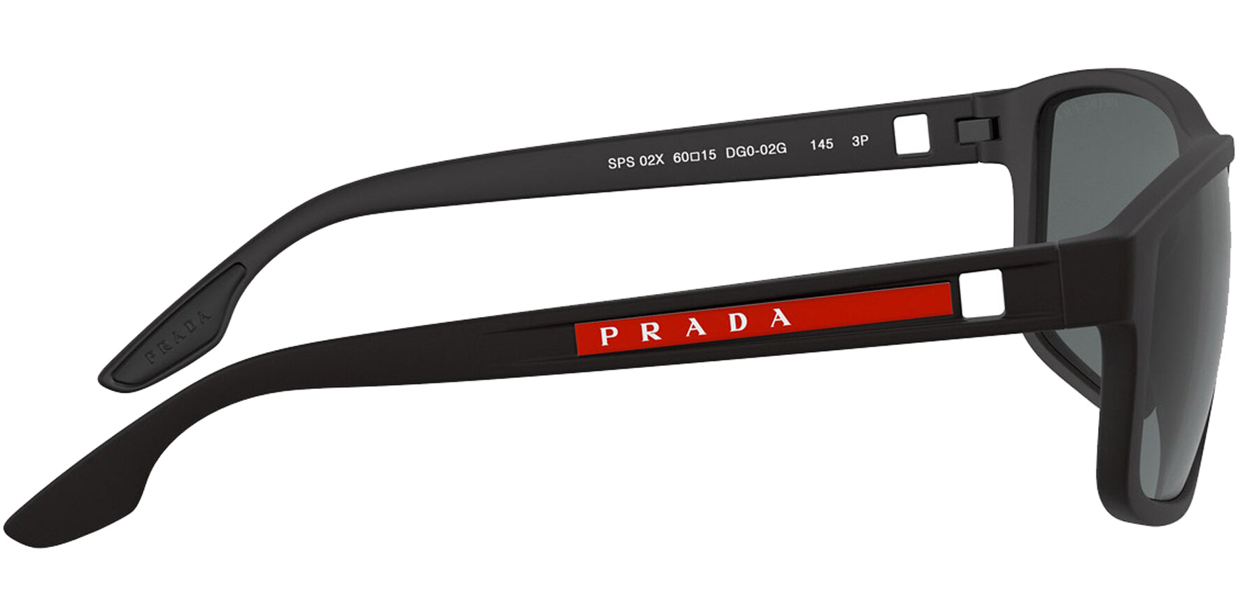 Prada Linea Rossa Polarized Rubber Square - Eyedictive