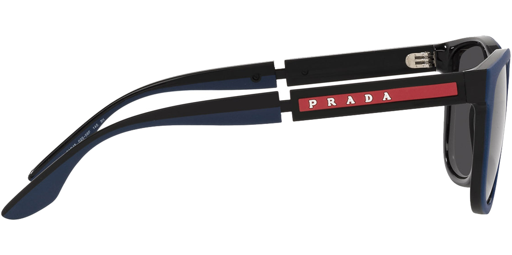 Prada Linea Rossa Navy Rubber/Black Soft Square - Eyedictive