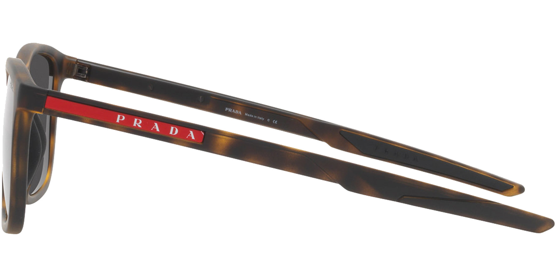 Prada Linea Rossa Matte Havana Square - Eyedictive