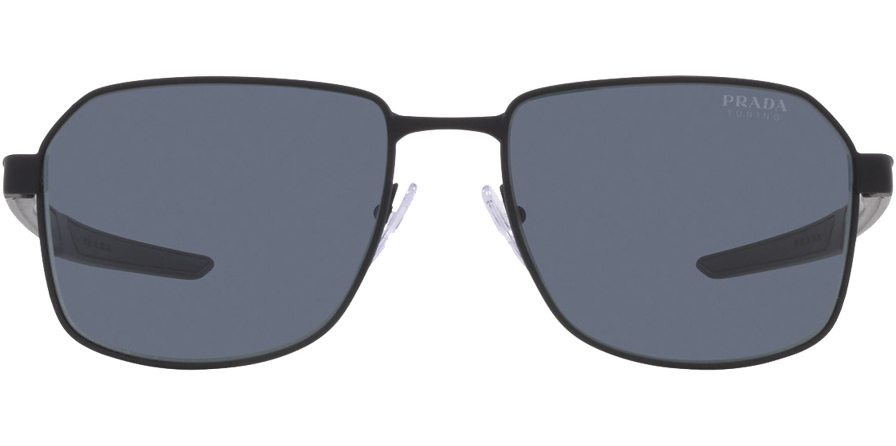Prada Linea Rossa Black Rubber Soft Square - Eyedictive