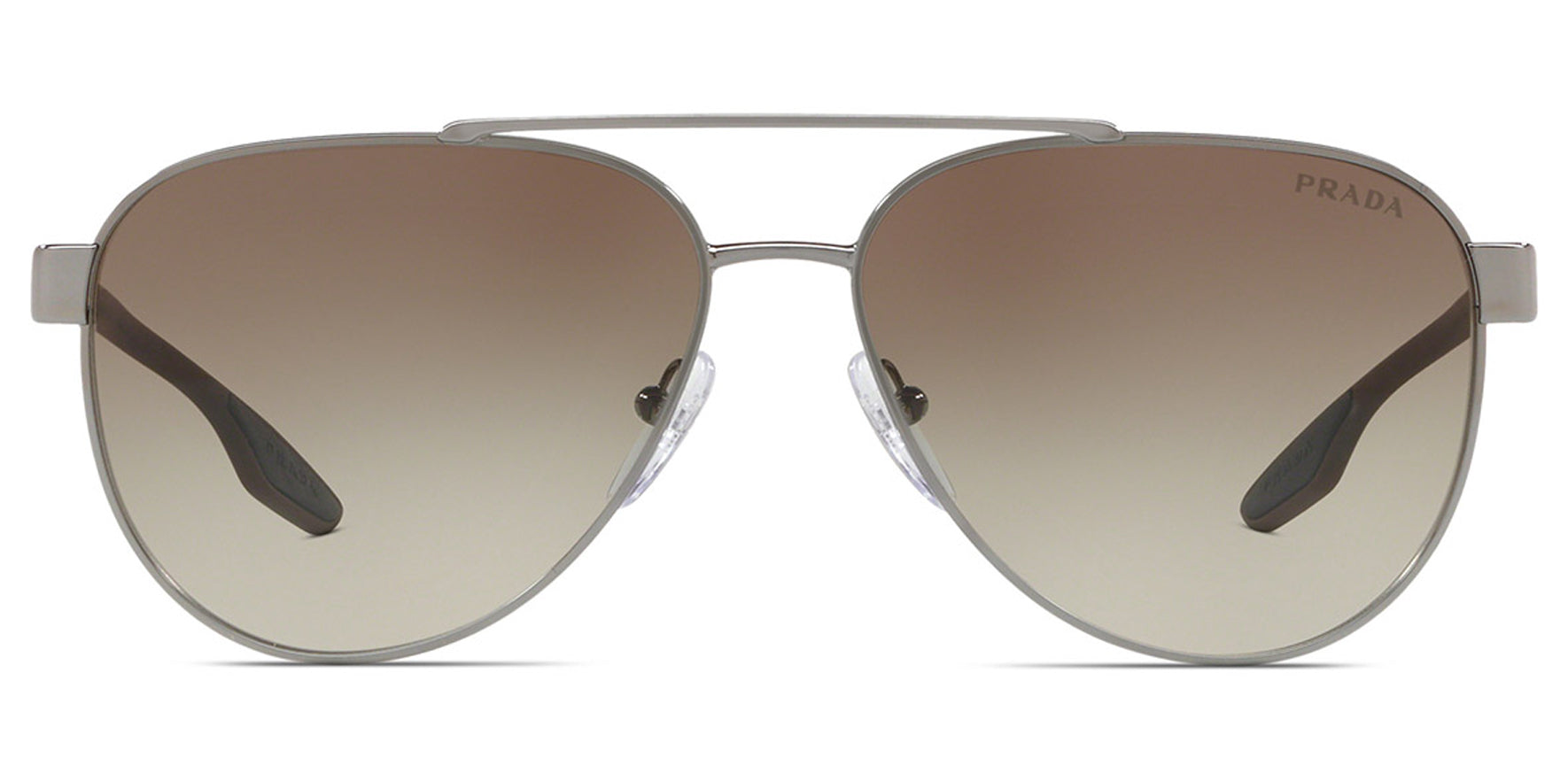 Prada Linea Rossa Gunmetal Aviator - Eyedictive