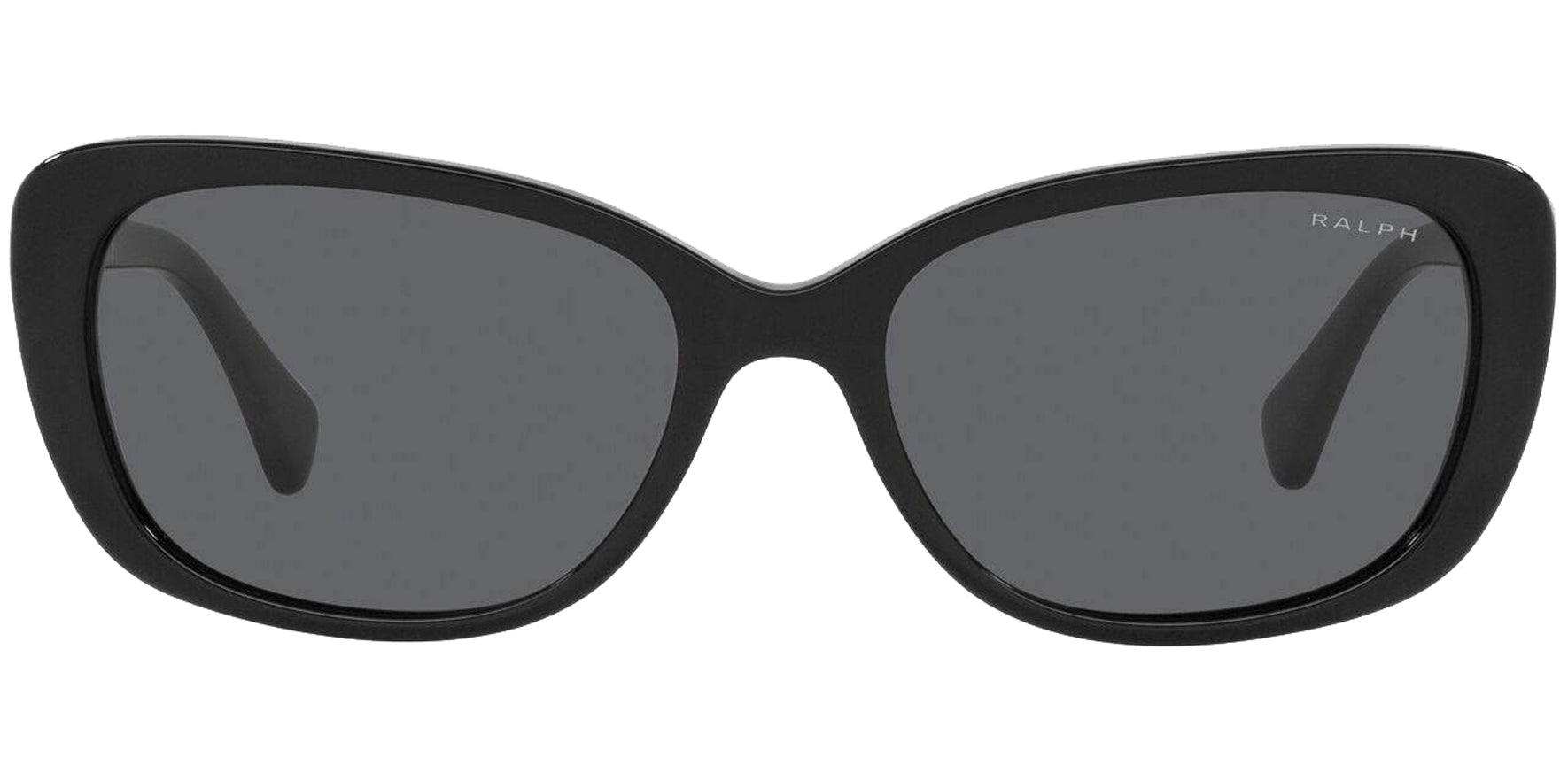 Ralph By Ralph Lauren Shiny Black Rectangular Cat Eye - Eyedictive