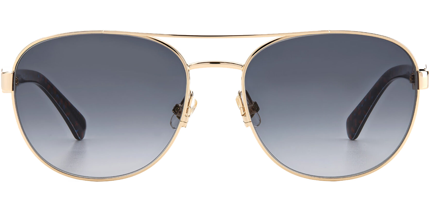 Kate Spade Raglan Gold-Tone Aviator w/ Gradient Lens - Eyedictive