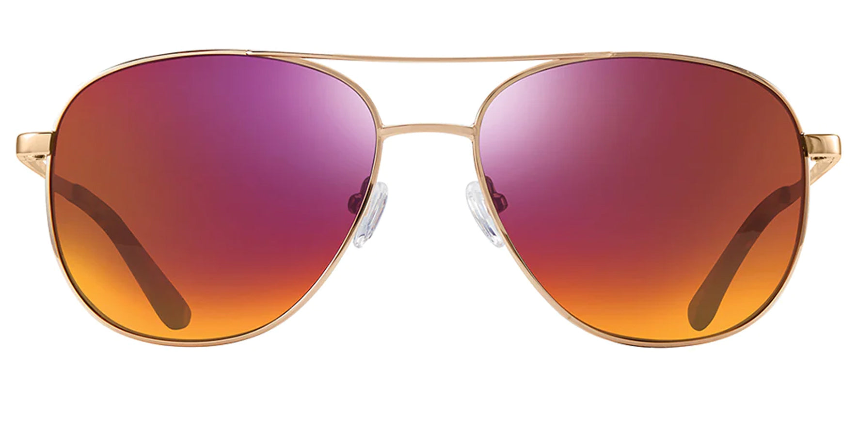 Revo Maxie Polarized Gold-Tone Aviator - Eyedictive