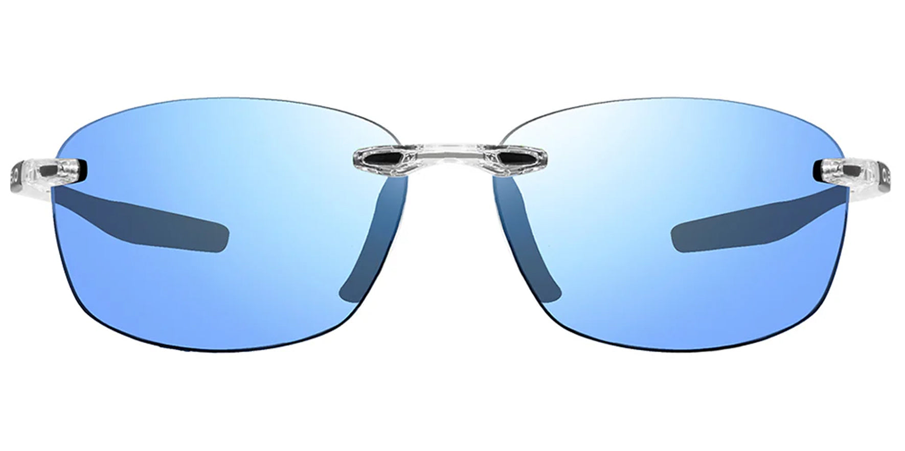 Revo Descend Polarized Foldable Rimless Wrap - Eyedictive