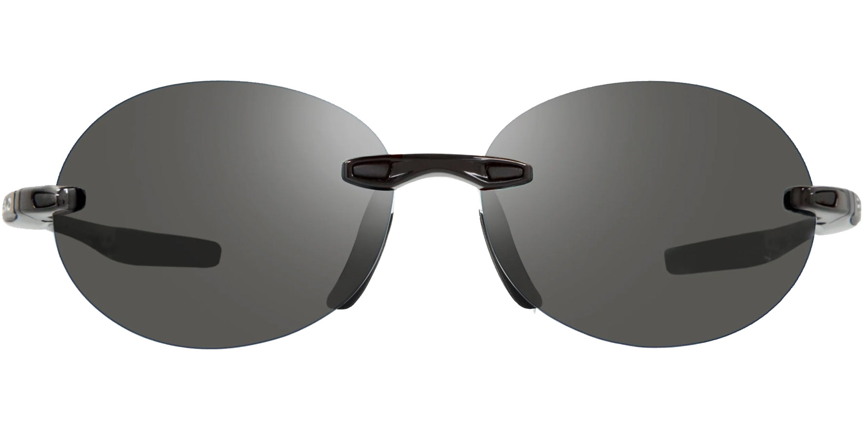 Revo Descend O Polarized Rimless Oval - Eyedictive