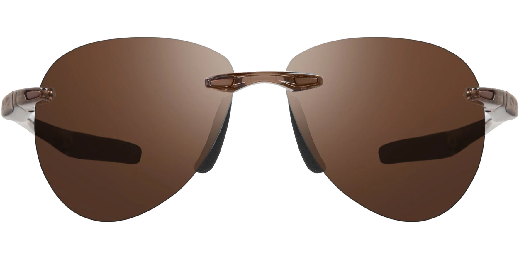 Revo Descend A Polarized Rimless Aviator - Eyedictive