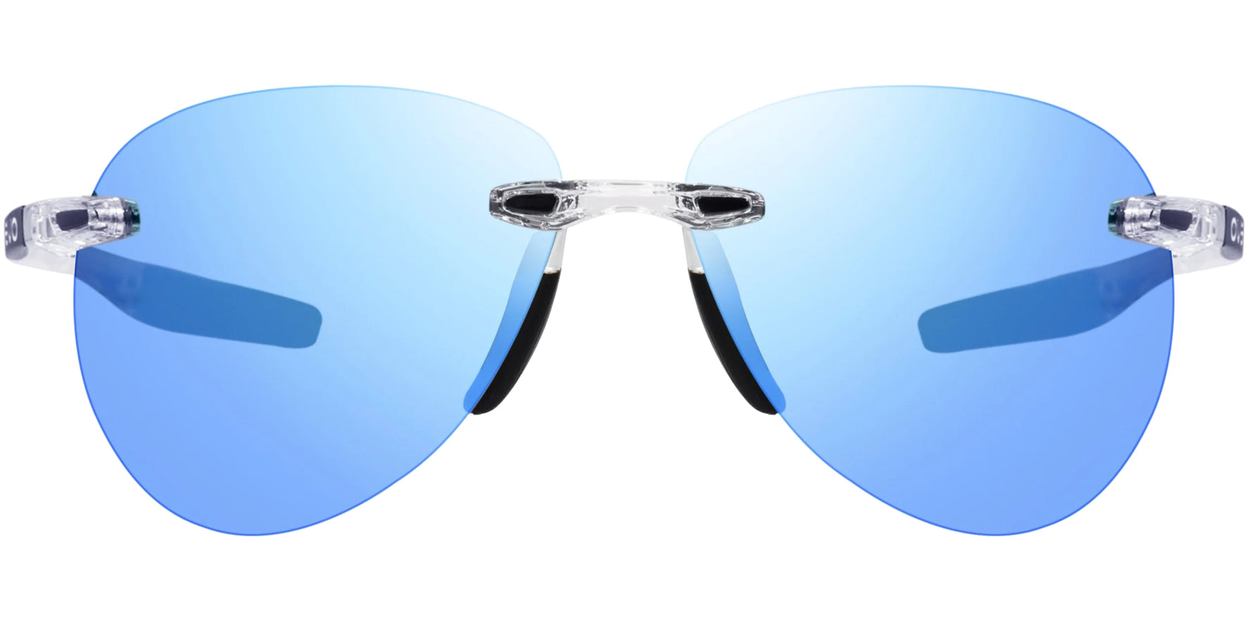 Revo Descend A Polarized Rimless Aviator - Eyedictive