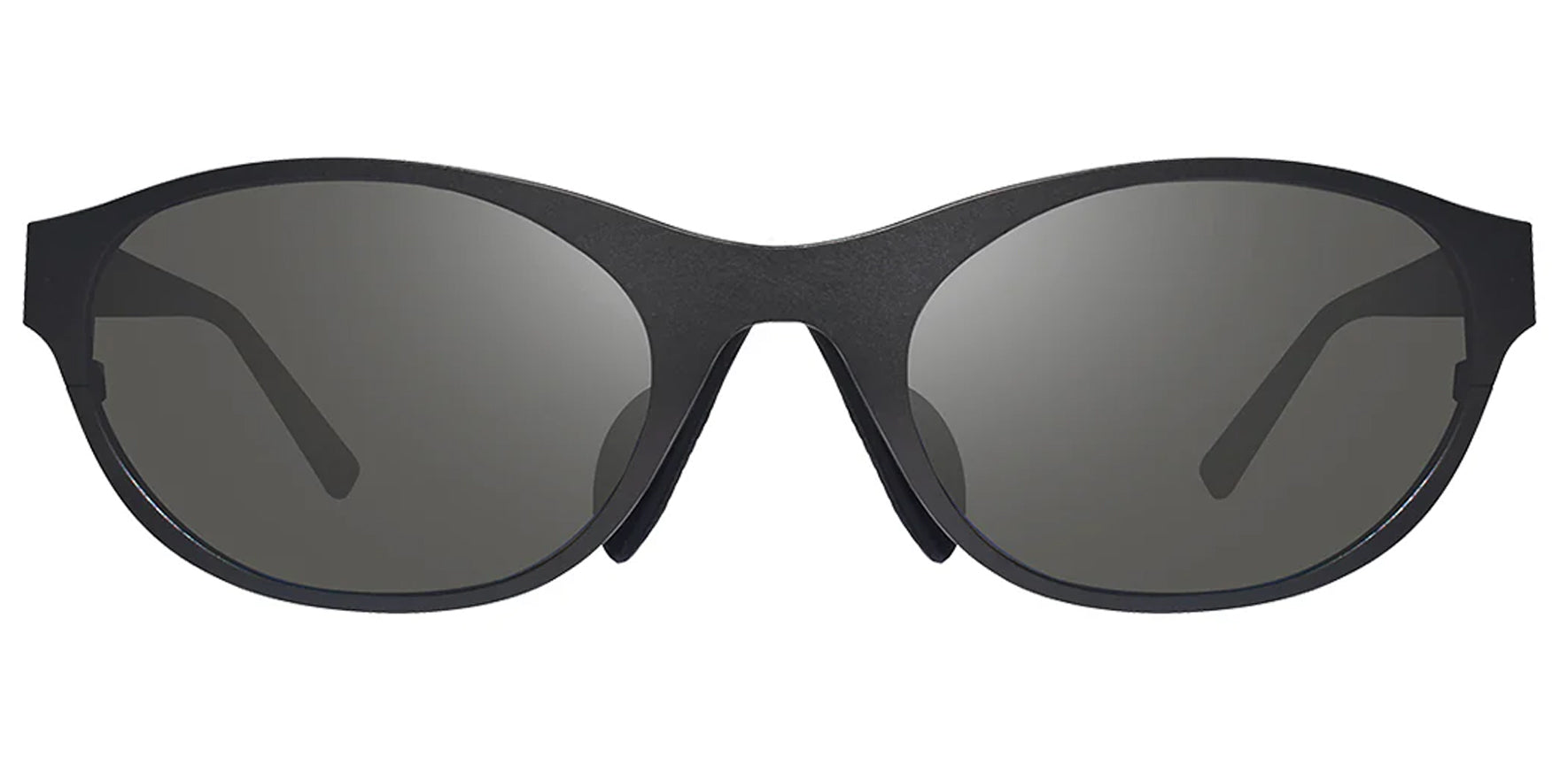 Revo Icon Oval Polarized Titanium Classic