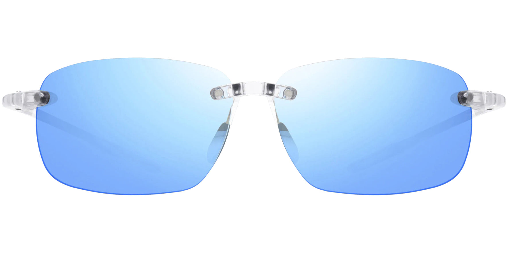 Revo Descend Pro Polarized Photochromic Rimless Wrap w/ Mirror Lens