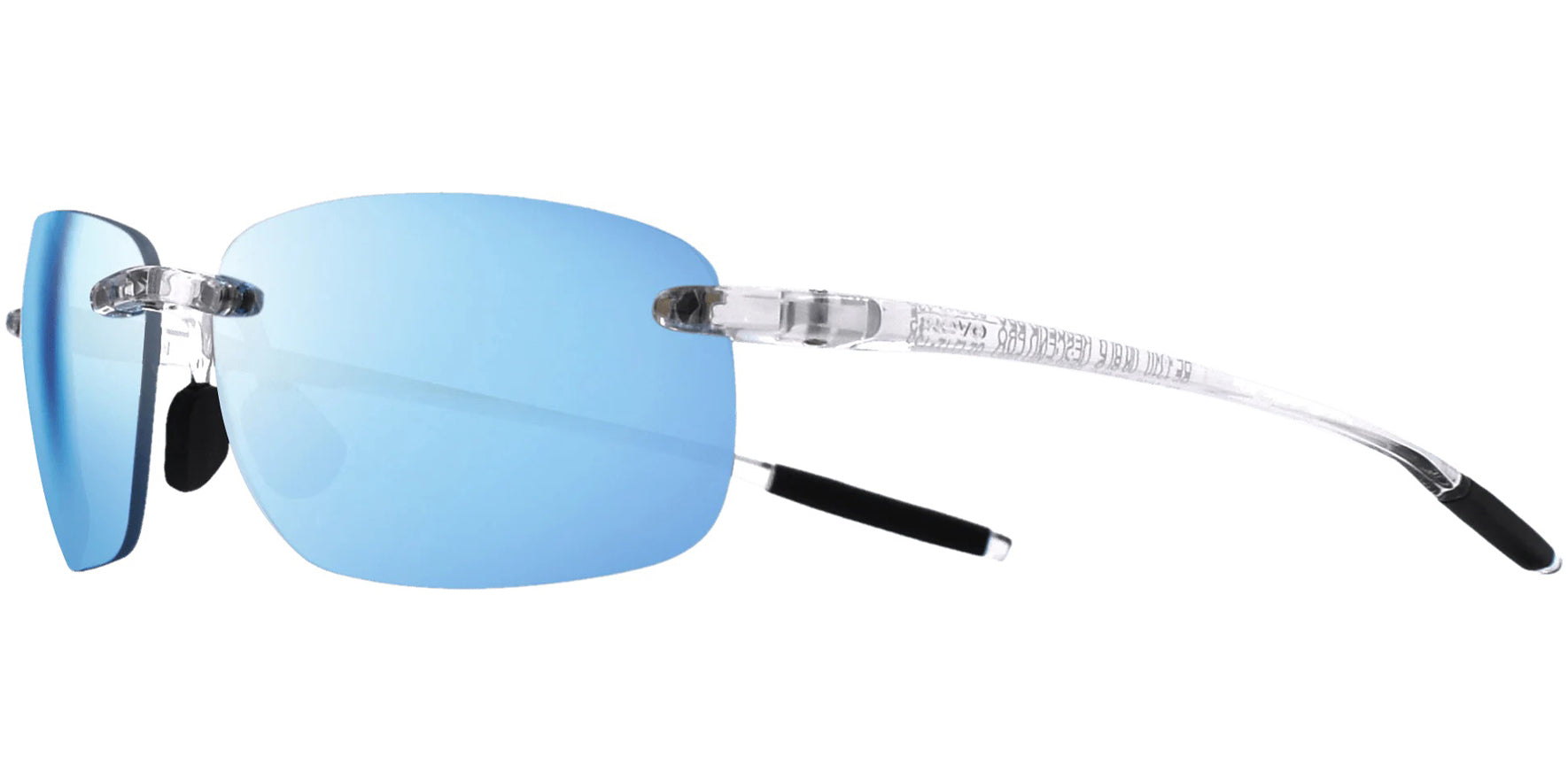 Revo Descend Pro Polarized Photochromic Rimless Wrap w/ Mirror Lens