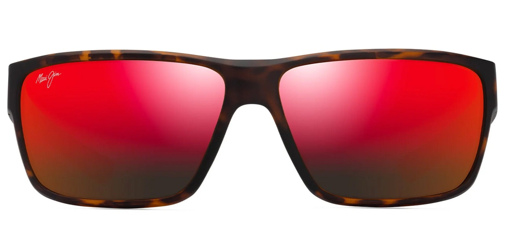Maui Jim Uila Polarized Square Wrap w/ Glass Lens