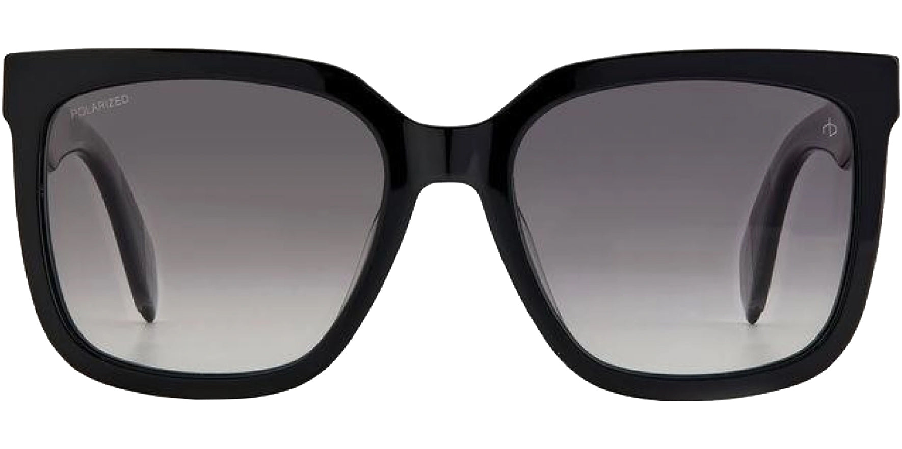 Rag & Bone Polarized Black Square w/ Gradient Lens - Eyedictive