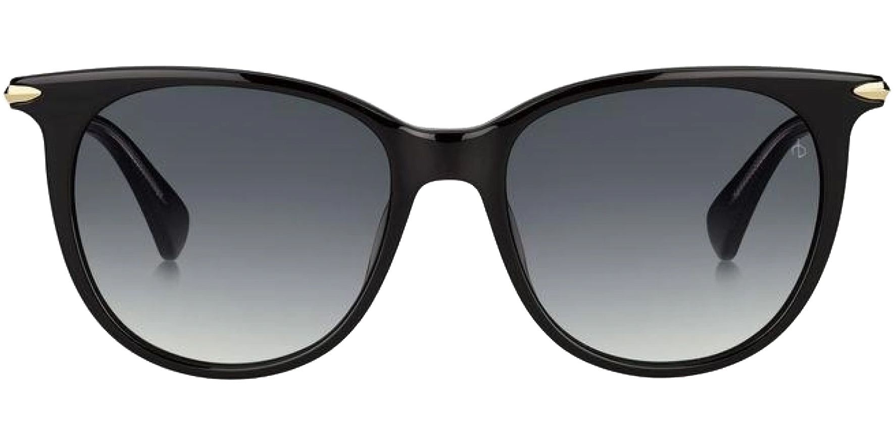 Rag and Bone Black Rounded Cat Eye w/ Gradient Lens - Eyedictive