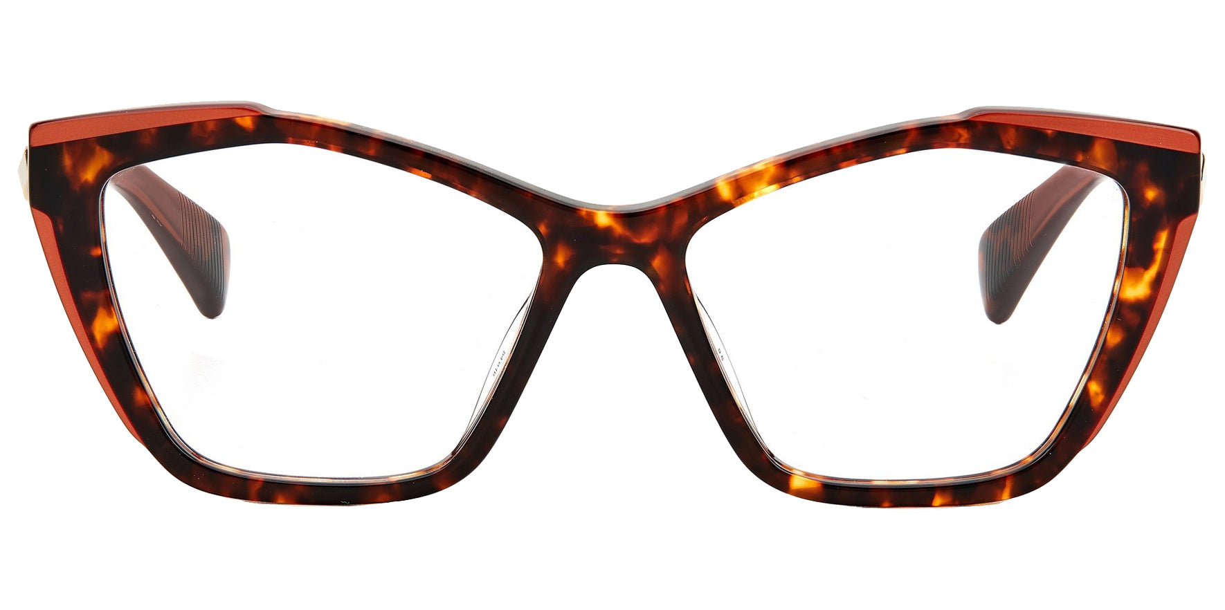 Rag & Bone Geometric Cat Eye Eyeglasses w/ Spring Flex Hinges