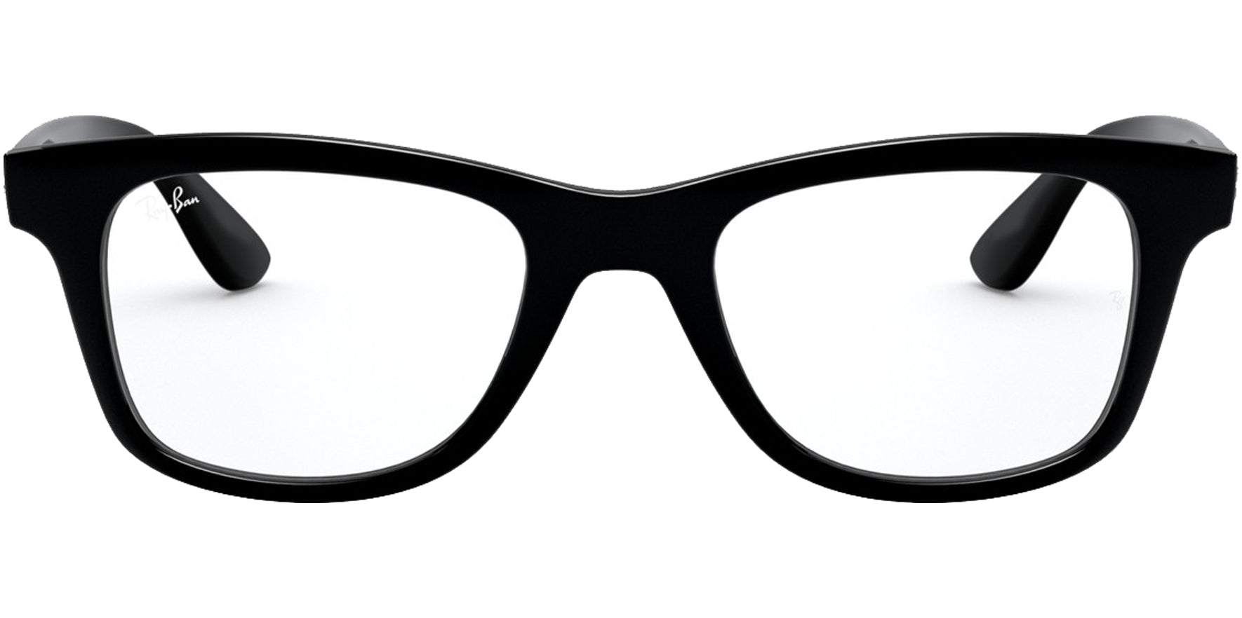 Ray-Ban Black Soft Square Eyeglass Frames - Eyedictive