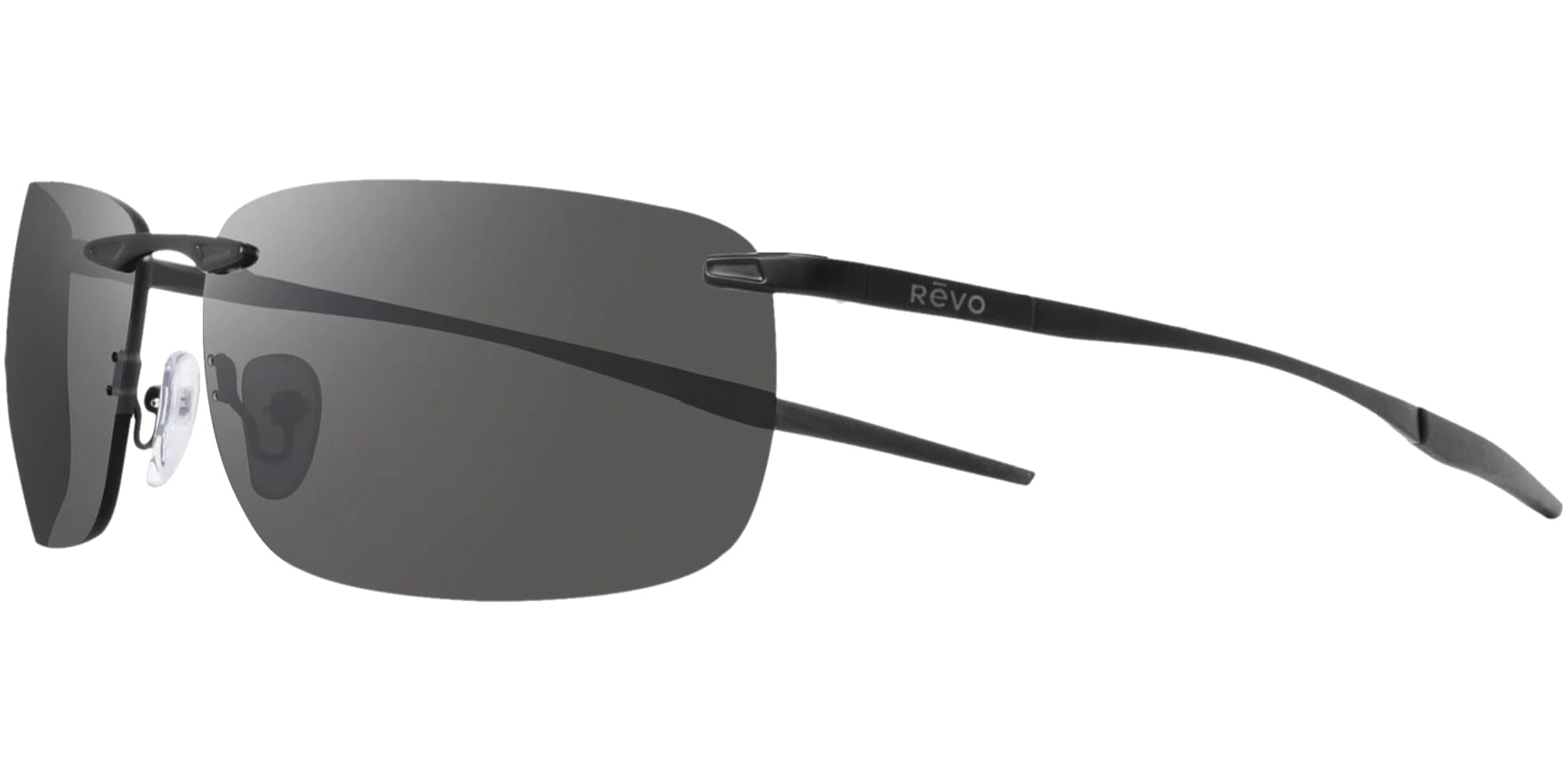 Revo Descend Z Polarized Rimless Wrap w/ Mirror Lens