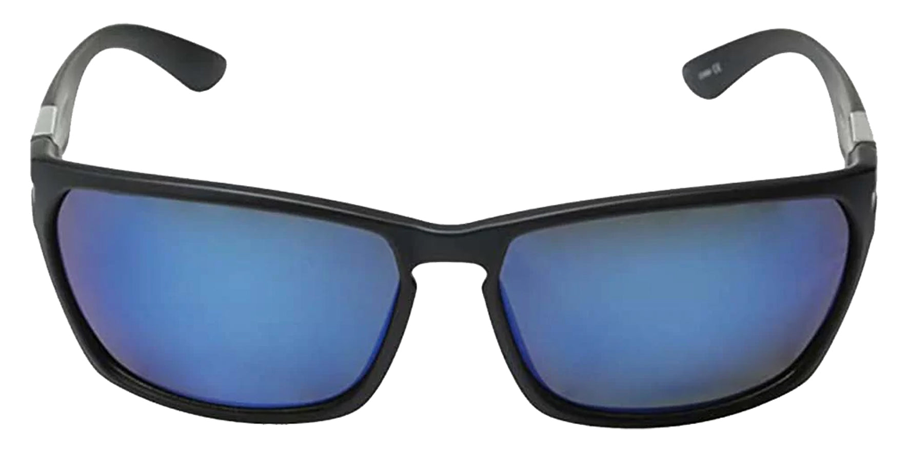 Suncloud Cutout Polarized Matte Black Square Sport w/ Mirror Lens - Eyedictive