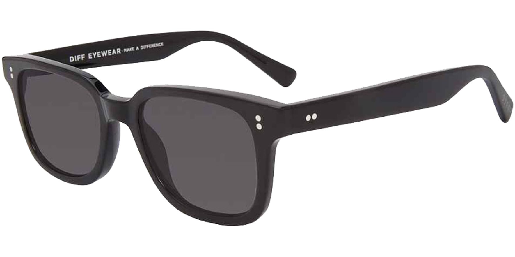 Diff Paxton Polarized Black Retro Soft Square