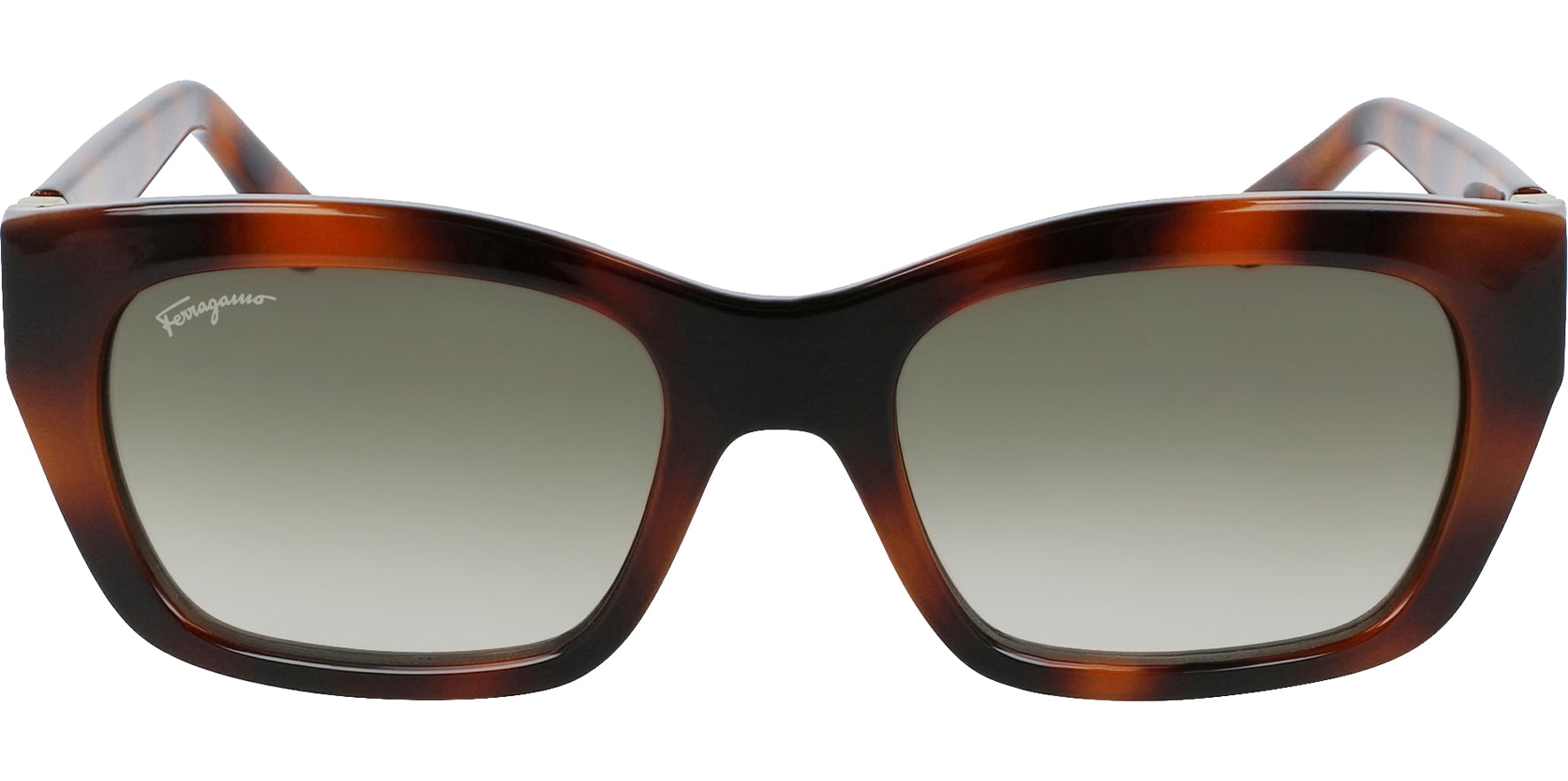 Ferragamo Modern Rectangle w/ Gradient Lens