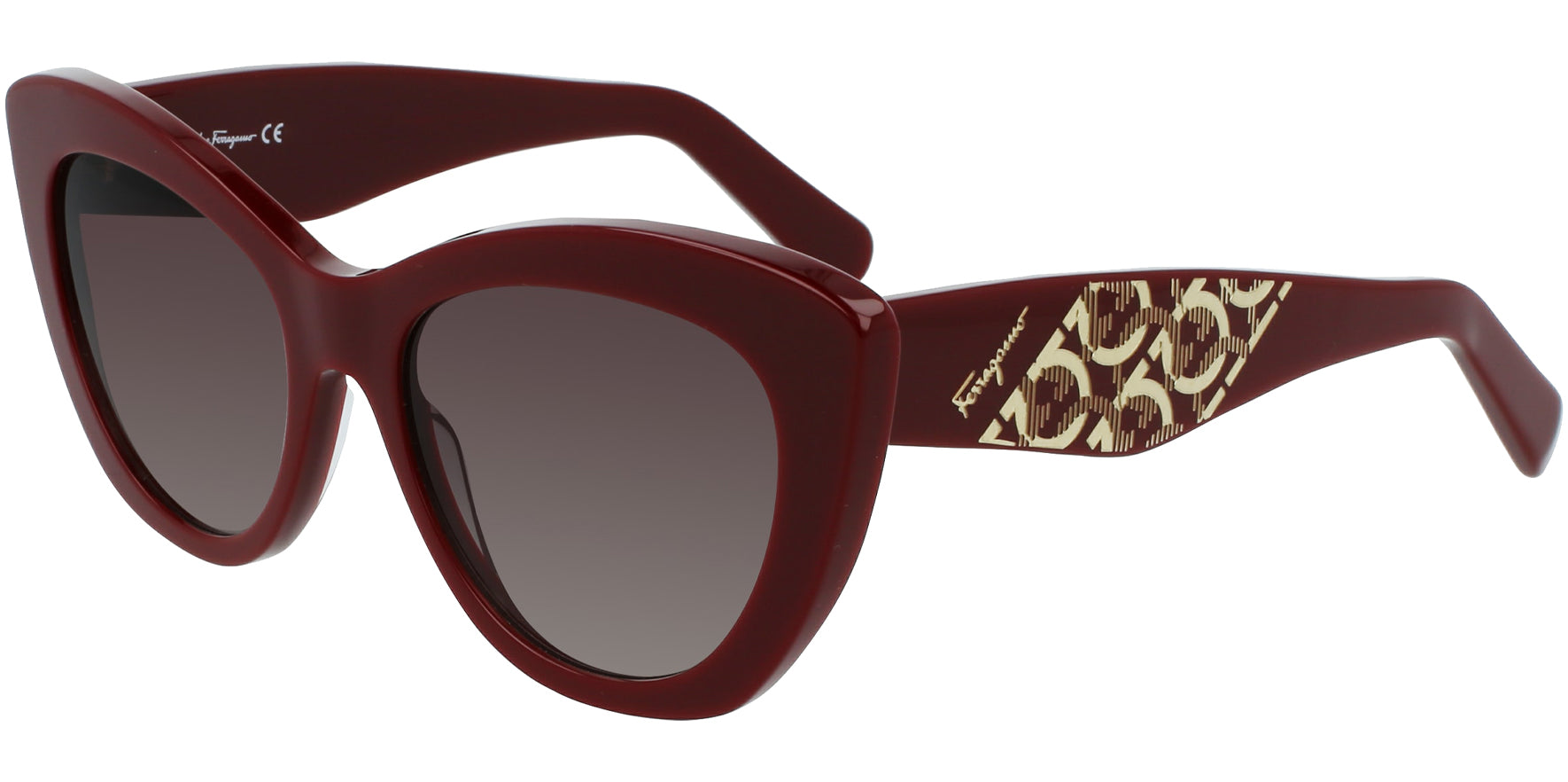 Salvatore Ferragamo Cat Eye w/ Gradient Lens