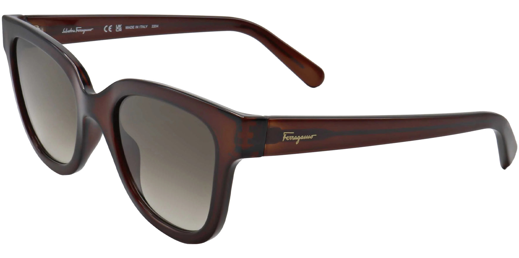 Ferragamo Soft Square w/ Gradient Lens