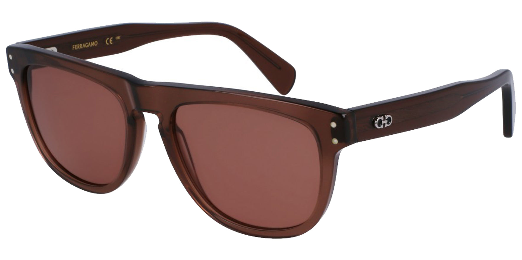 Ferragamo Stylized Flat Top Square