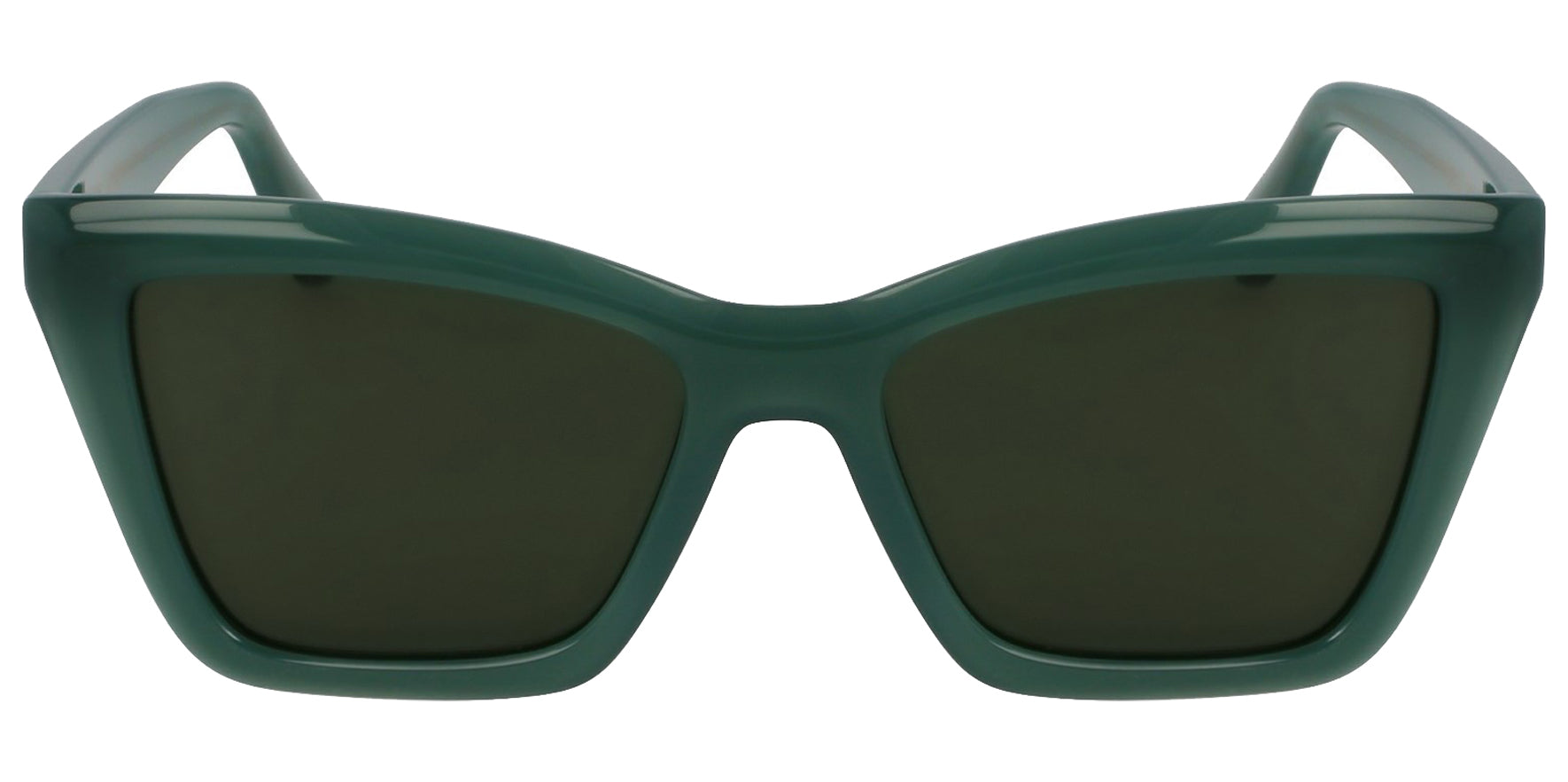 Ferragamo Squared Cat Eye w/ 5-Barrel Steel Hinges