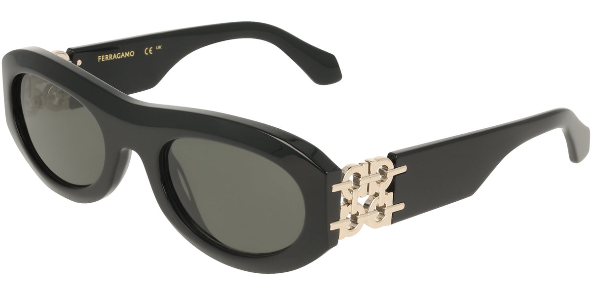 Ferragamo Bold Oval w/ Gancini Hinges