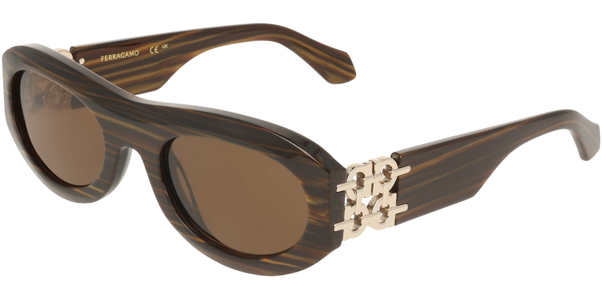 Ferragamo Bold Oval w/ Gancini Hinges