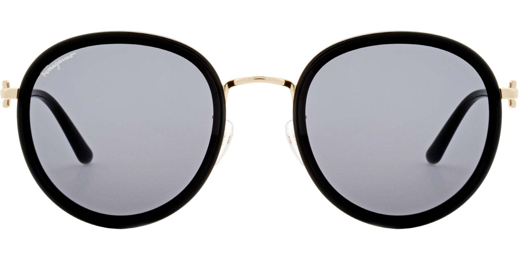 Salvatore Ferragamo Alt/Asian Fit Vintage Style Round - Eyedictive