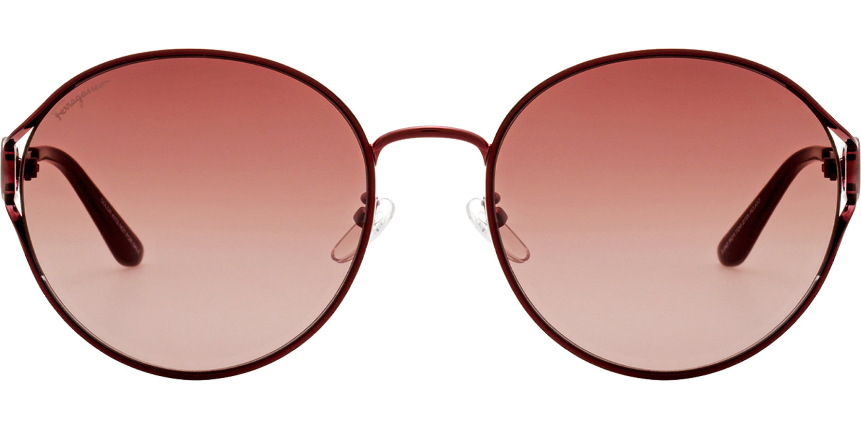 Salvatore Ferragamo Alt Fit Oversize Cutaway Round - Eyedictive