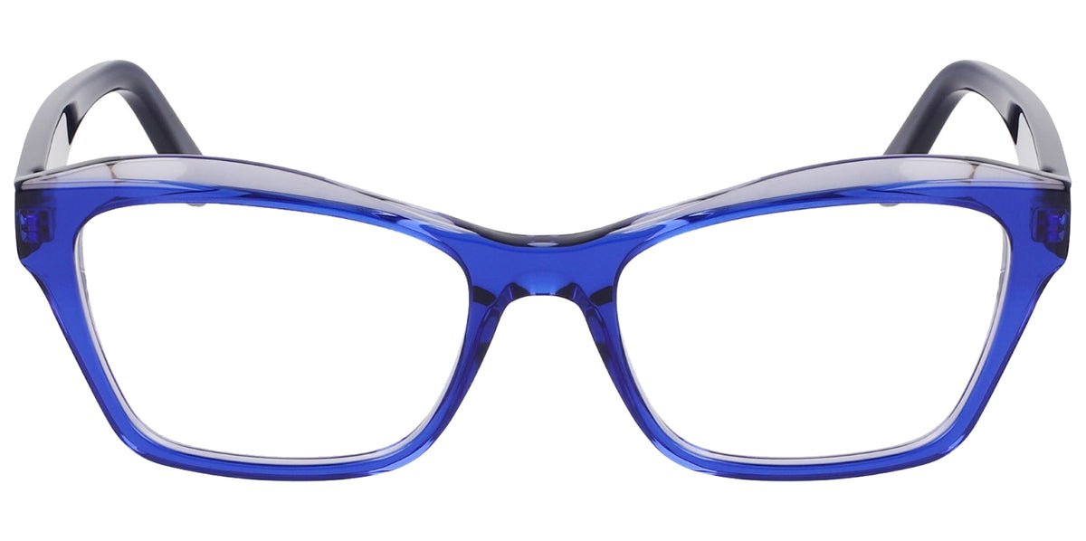 Ferragamo Cat Eye Eyeglasses w/ Browline