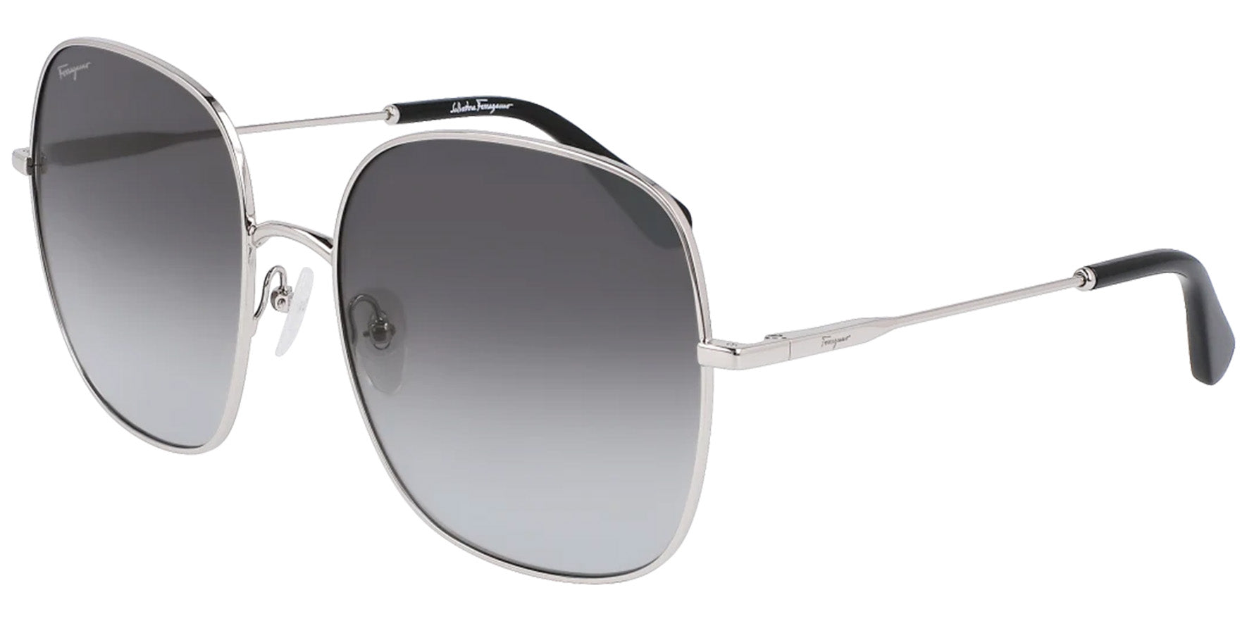 Ferragamo Oversize Square Butterfly w/ Gradient Lens
