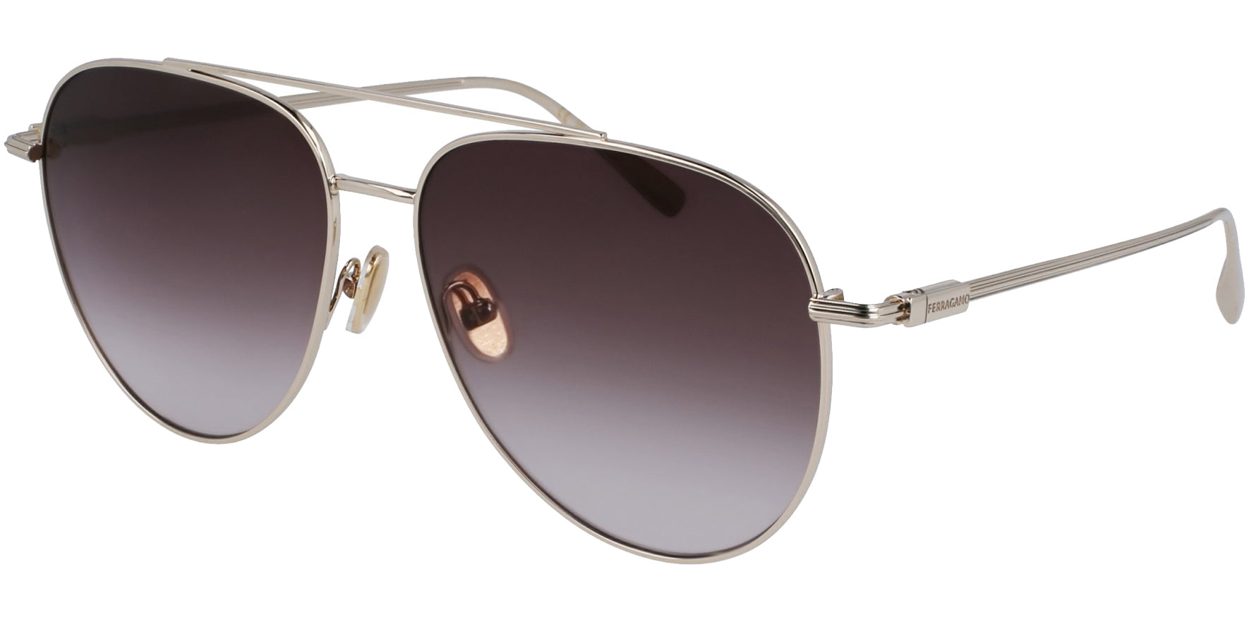 Ferragamo Aviator w/ Gradient Lens