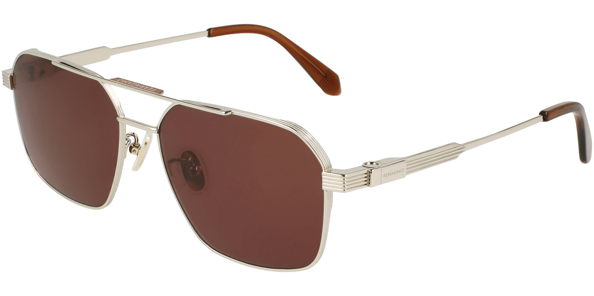 Ferragamo Titanium Navigator w/ Self-Adjusting Nose Pads