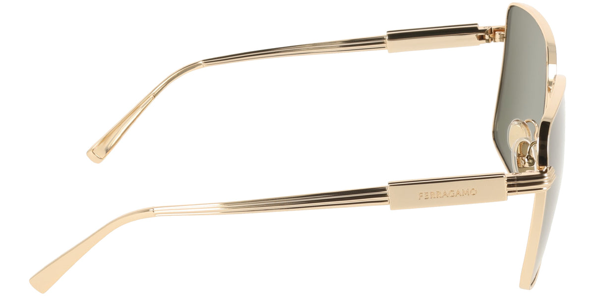 Ferragamo Oversized Square w/ Metal Nose Pads