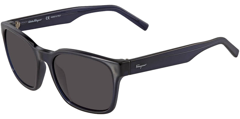 Ferragamo Soft Square Classic w/ Sculpted Temples