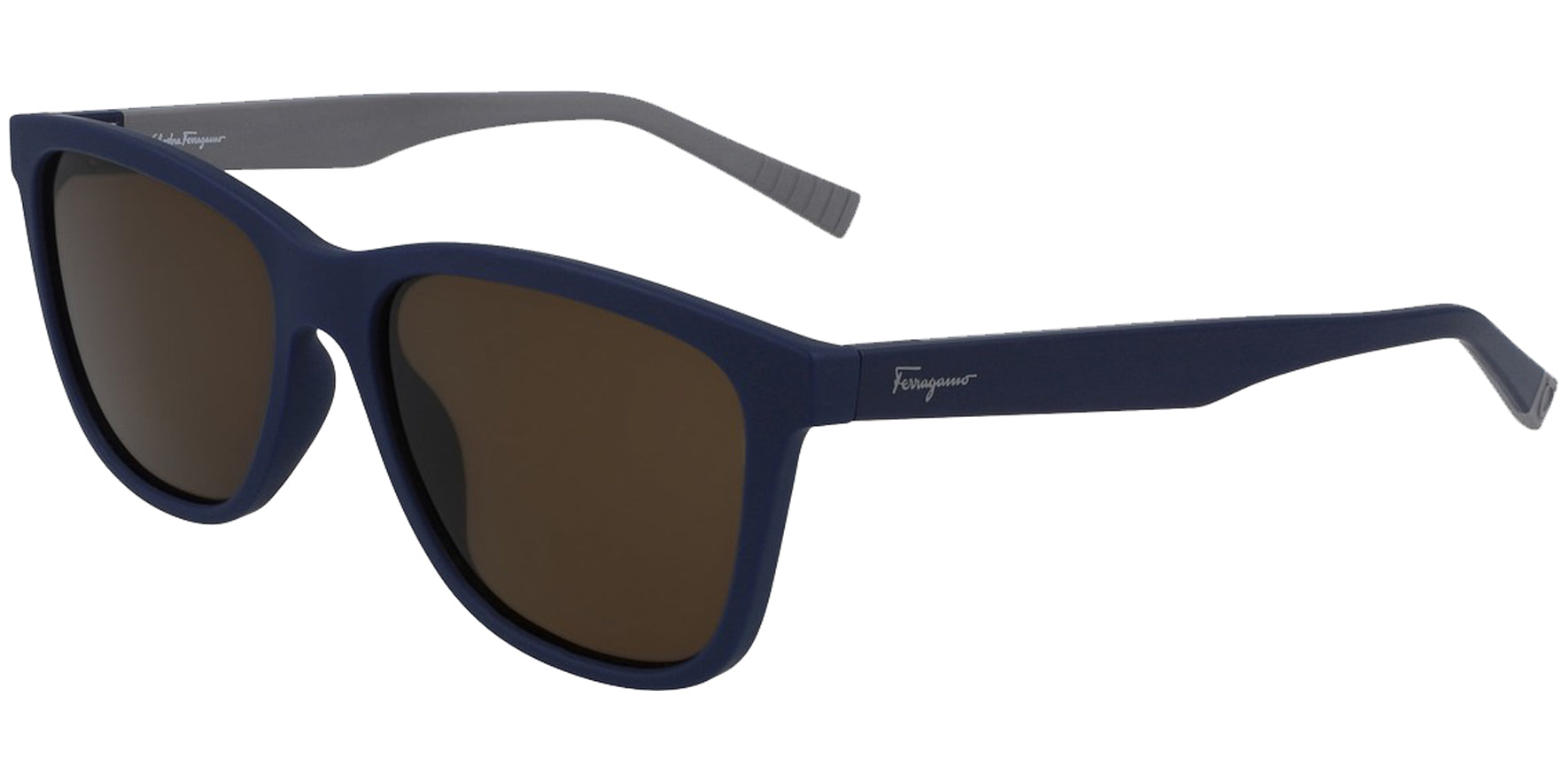 Salvatore Ferragamo Soft Square w/ Rubberized Inner Temples