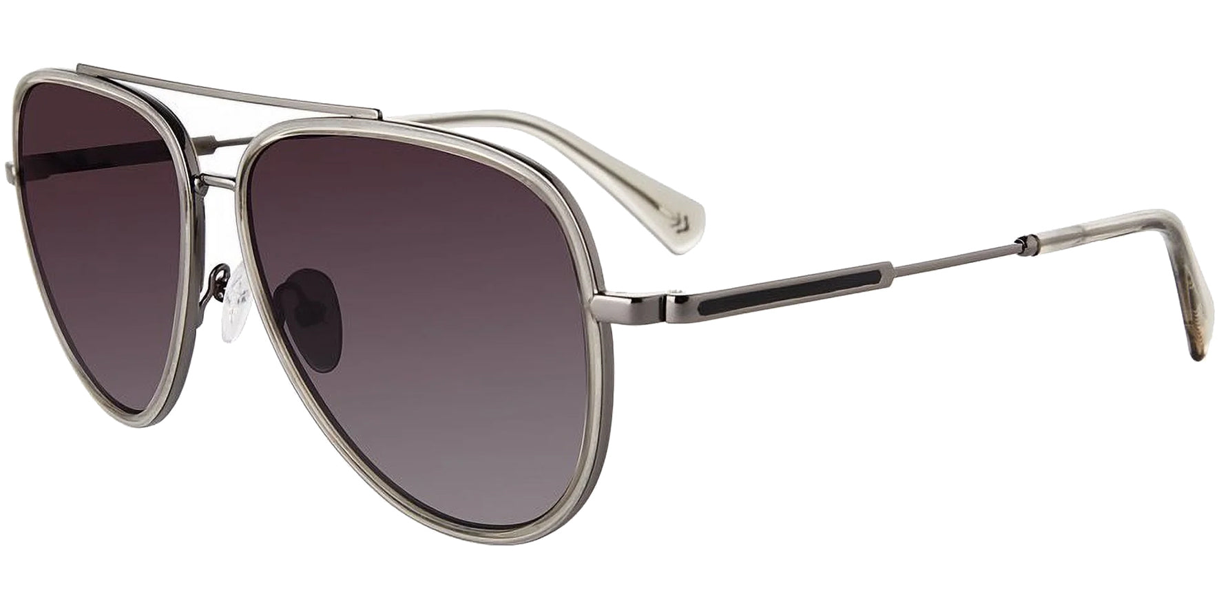 John Varvatos Dallas Classic Brow Bar Aviator