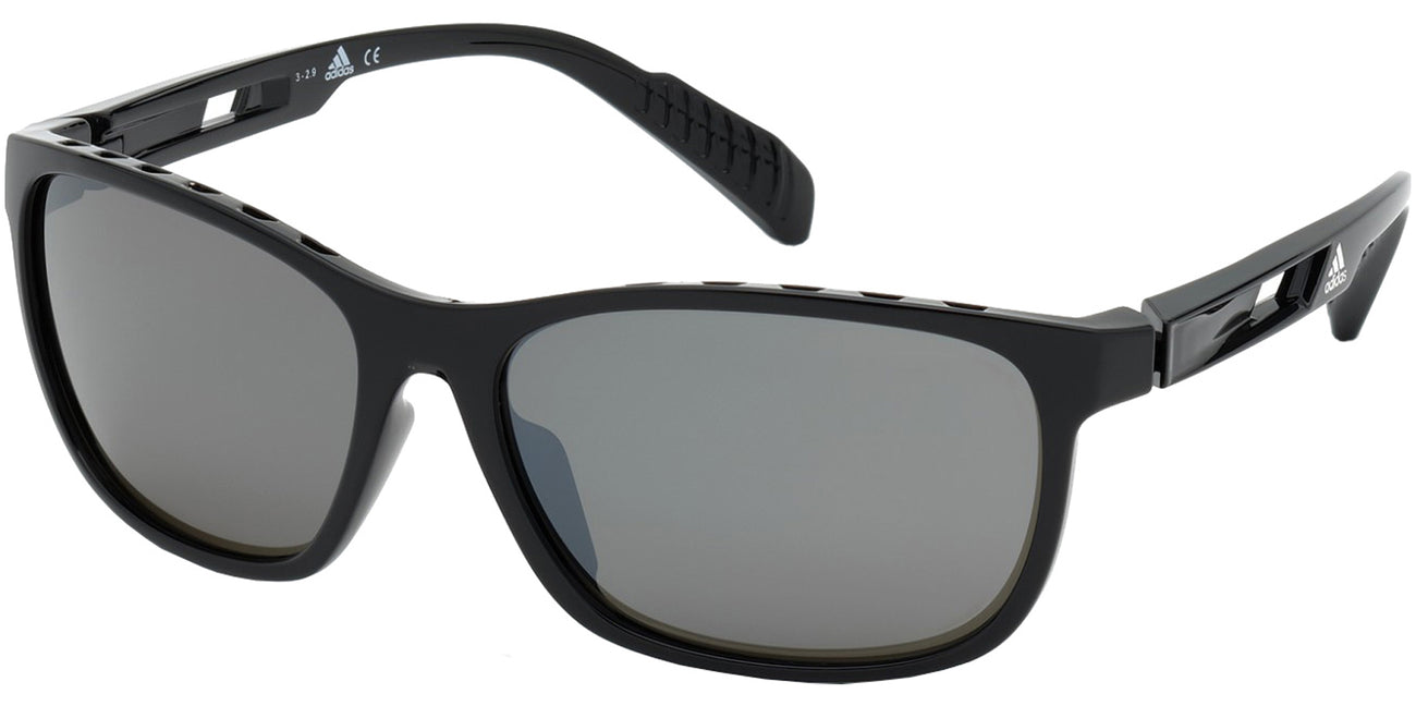 Adidas Men's Polarized Soft Rectangle Sport w/ Air Vent Rims