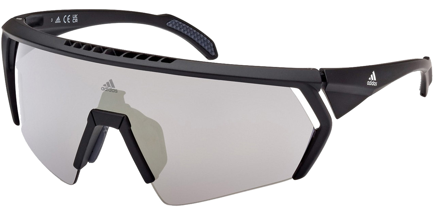 Adidas Semi-Rimless Shield w/ Mirror Lens
