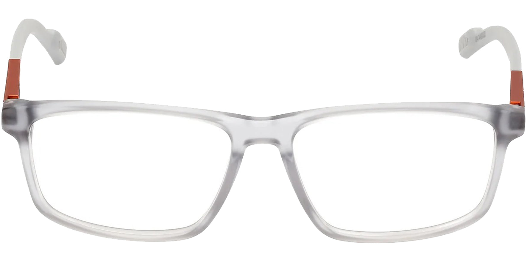 Adidas Grey Rectangle Eyeglass Frames w/ Spring Flex Hinges