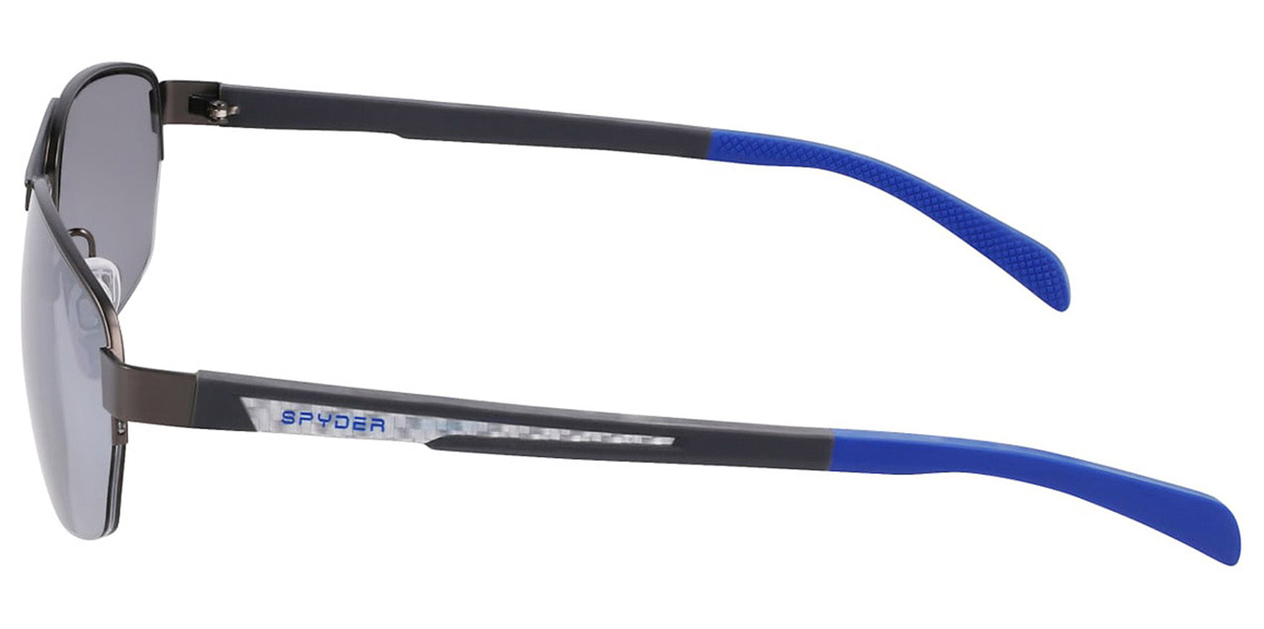 Spyder Semi-Rimless Rectangle w/ Carbon Fiber Temple Detail