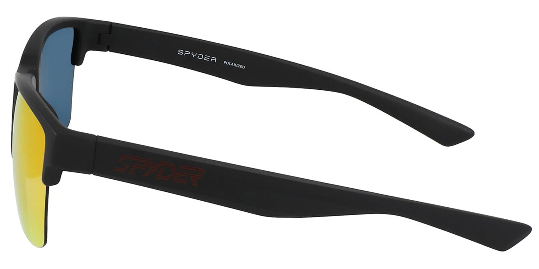 Spyder Polarized Semi-Rimless Brow-Line Sport