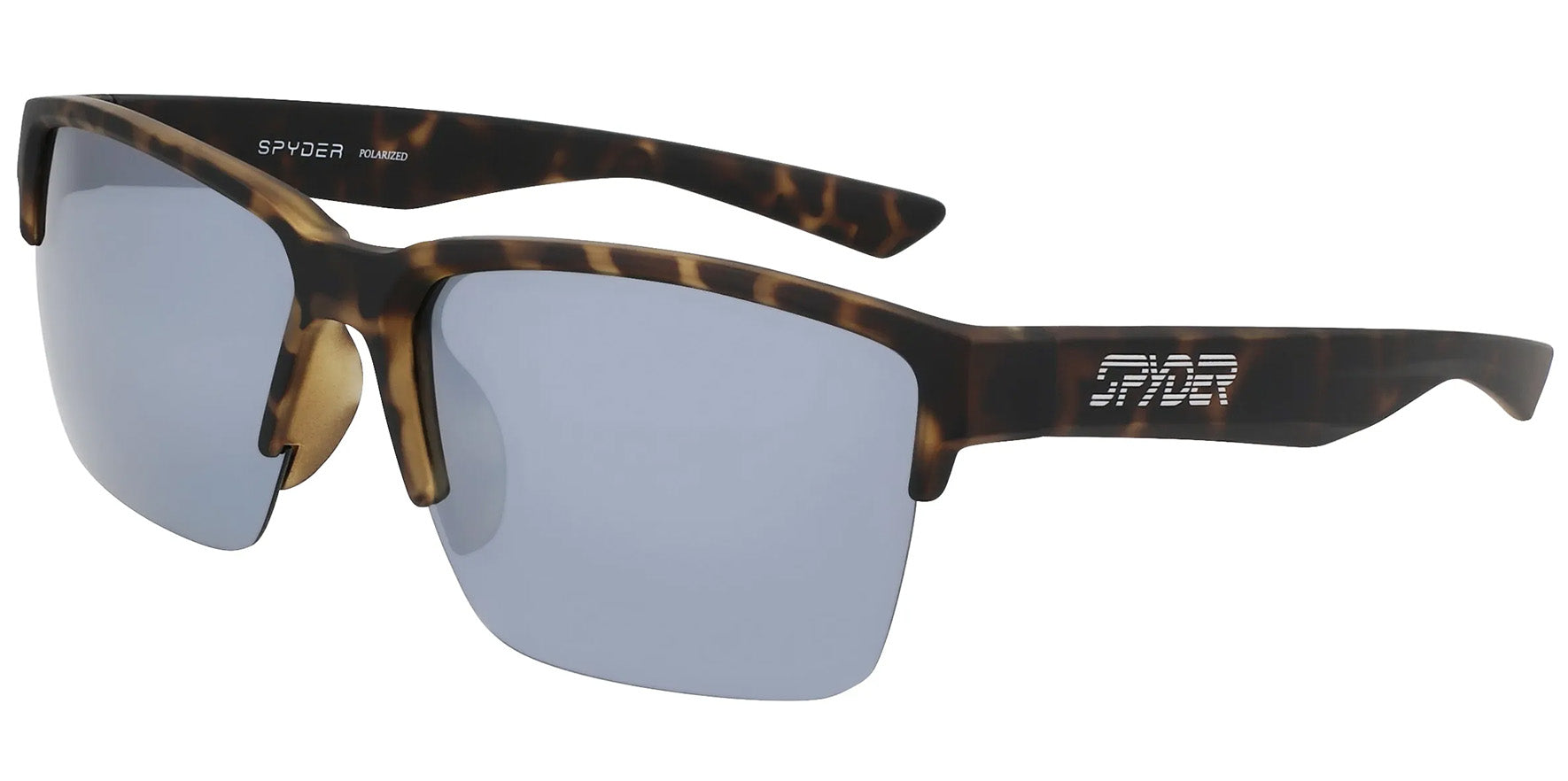 Spyder Polarized Semi-Rimless Brow-Line Sport