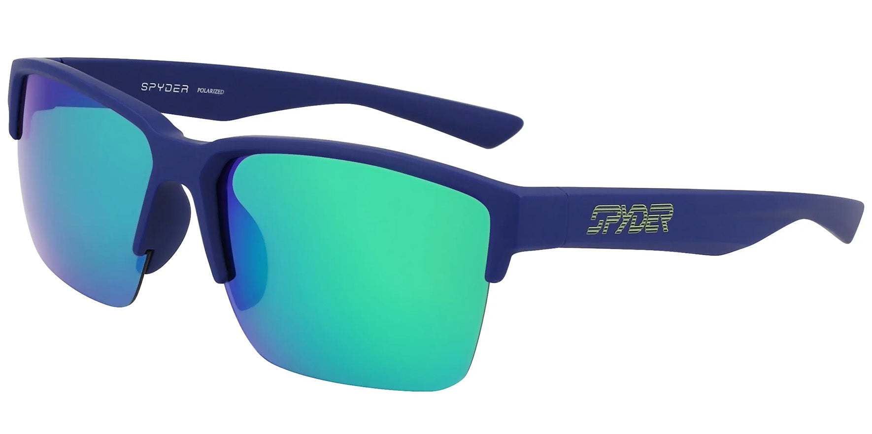 Spyder Polarized Semi-Rimless Brow-Line Sport