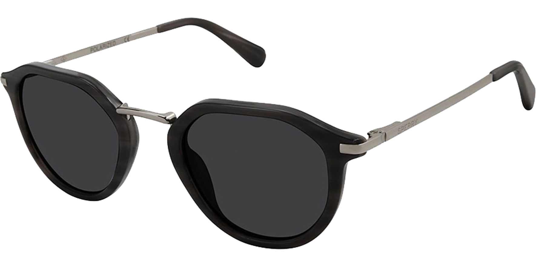 Sperry Galway Polarized Grey Horn Rounded Geometric Classic - Eyedictive