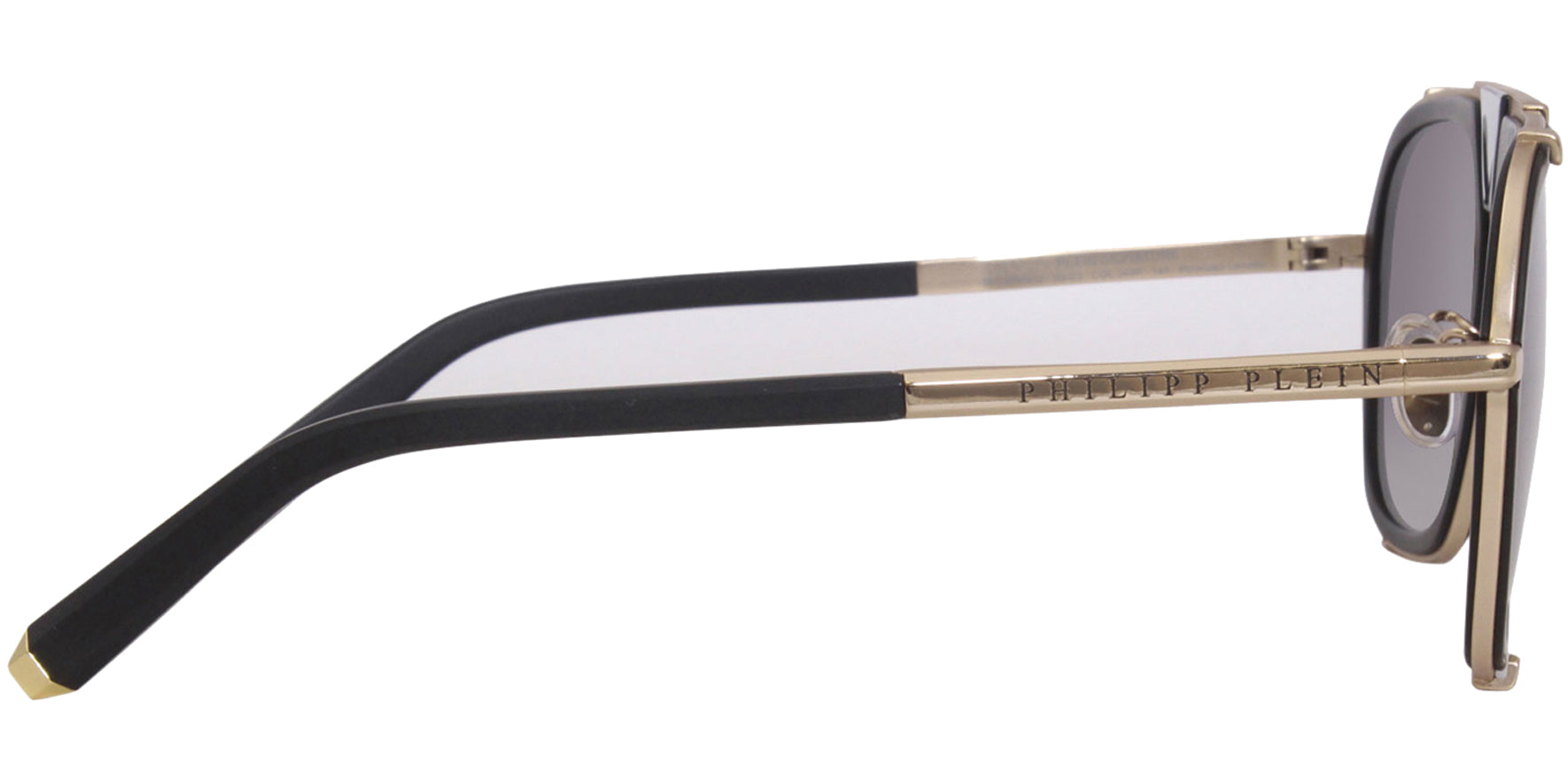 Philipp Plein Polarized Titanium Pilot w/ Gradient Lens