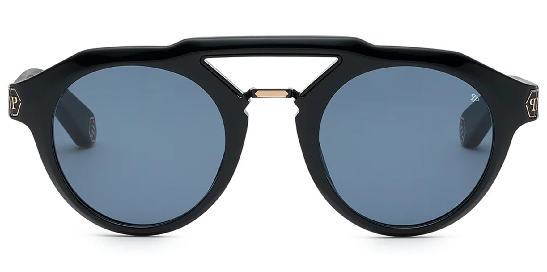 Philipp Plein Brave Shades Vintage Style Round